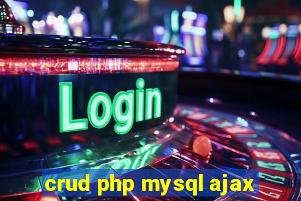 crud php mysql ajax